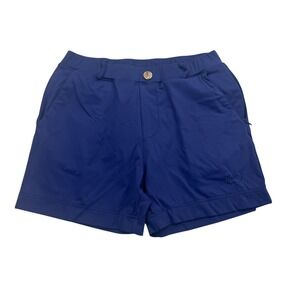 2EROS Swim Shorts Mens Large 34-35 Blue Lined Quick Dry Nylon Stretch Zip Pocket